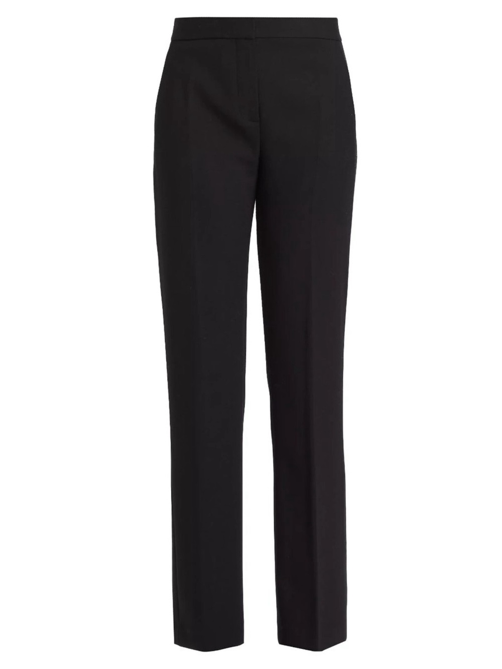 Theory Black Straight-Leg Dress Trousers
